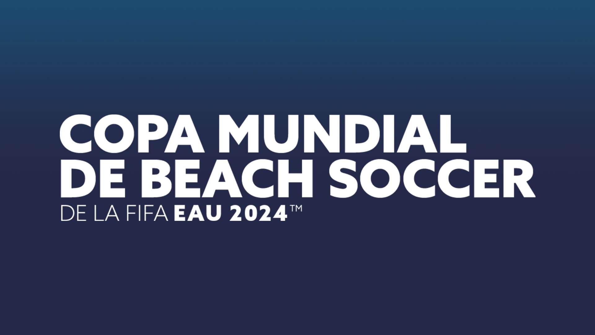 Copa Mundial de Beach Soccer de la FIFA 2024