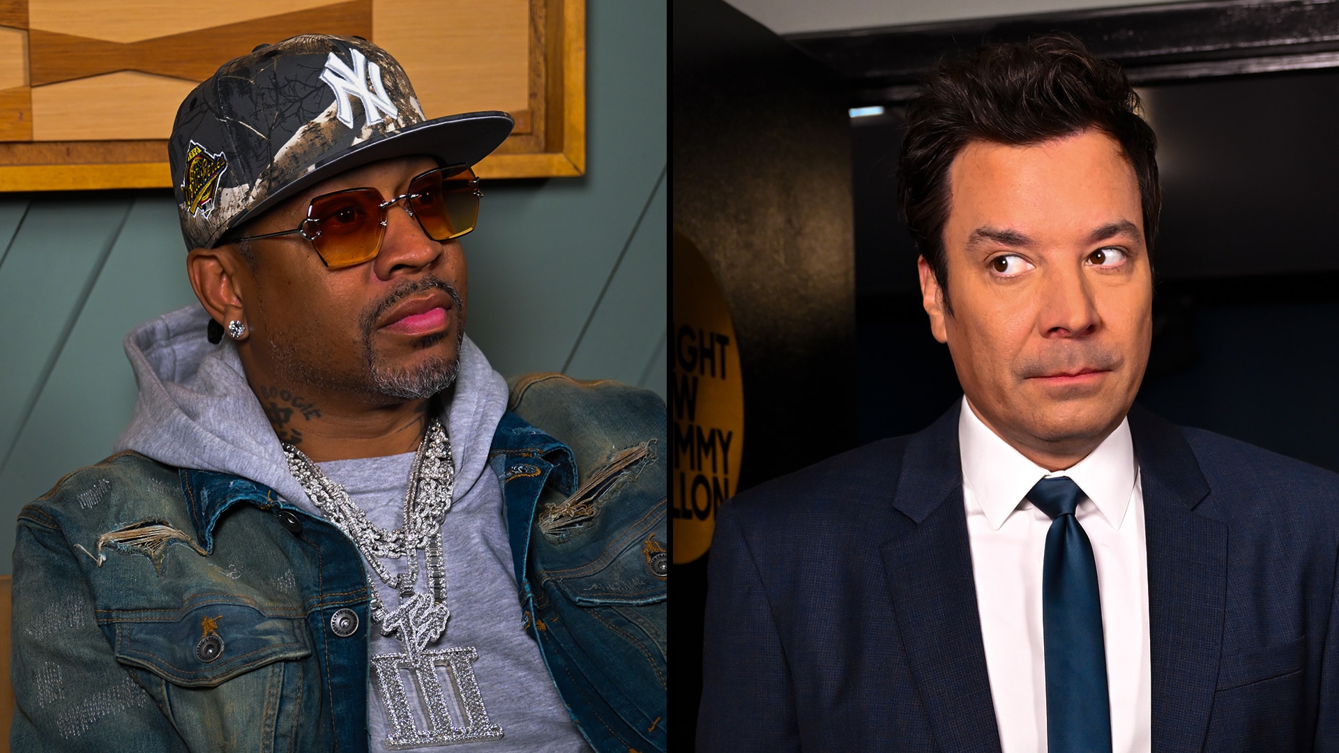 Allen Iverson on Tonight Show: Jimmy Fallon, image size:1920x1080