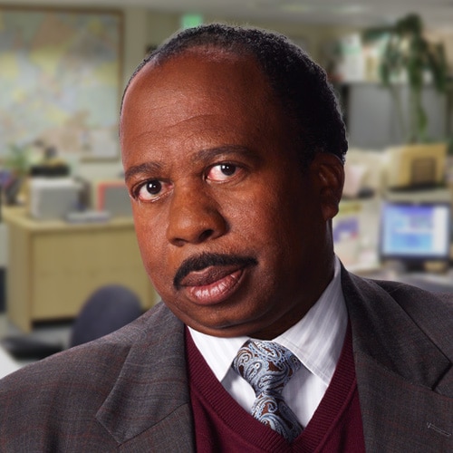 Stanley from deals the office