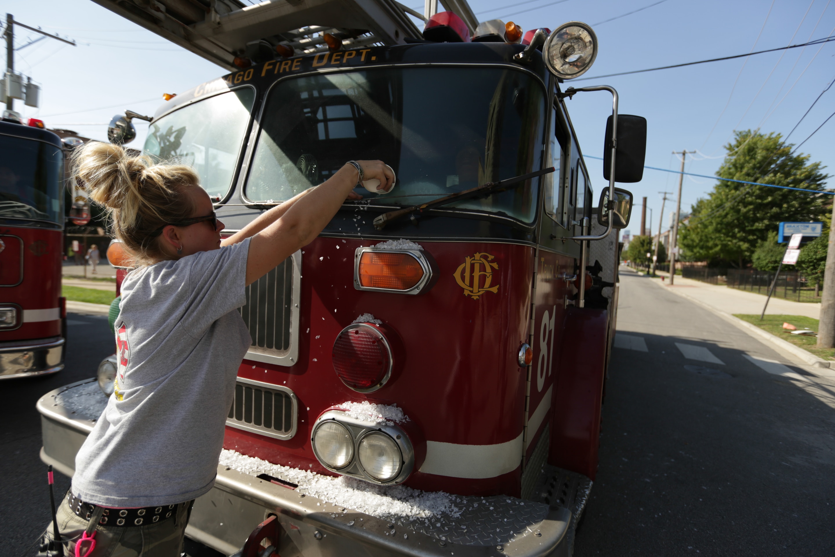 Chicago Fire Behind The Scenes Just Drive The Truck Photo Nbc Com