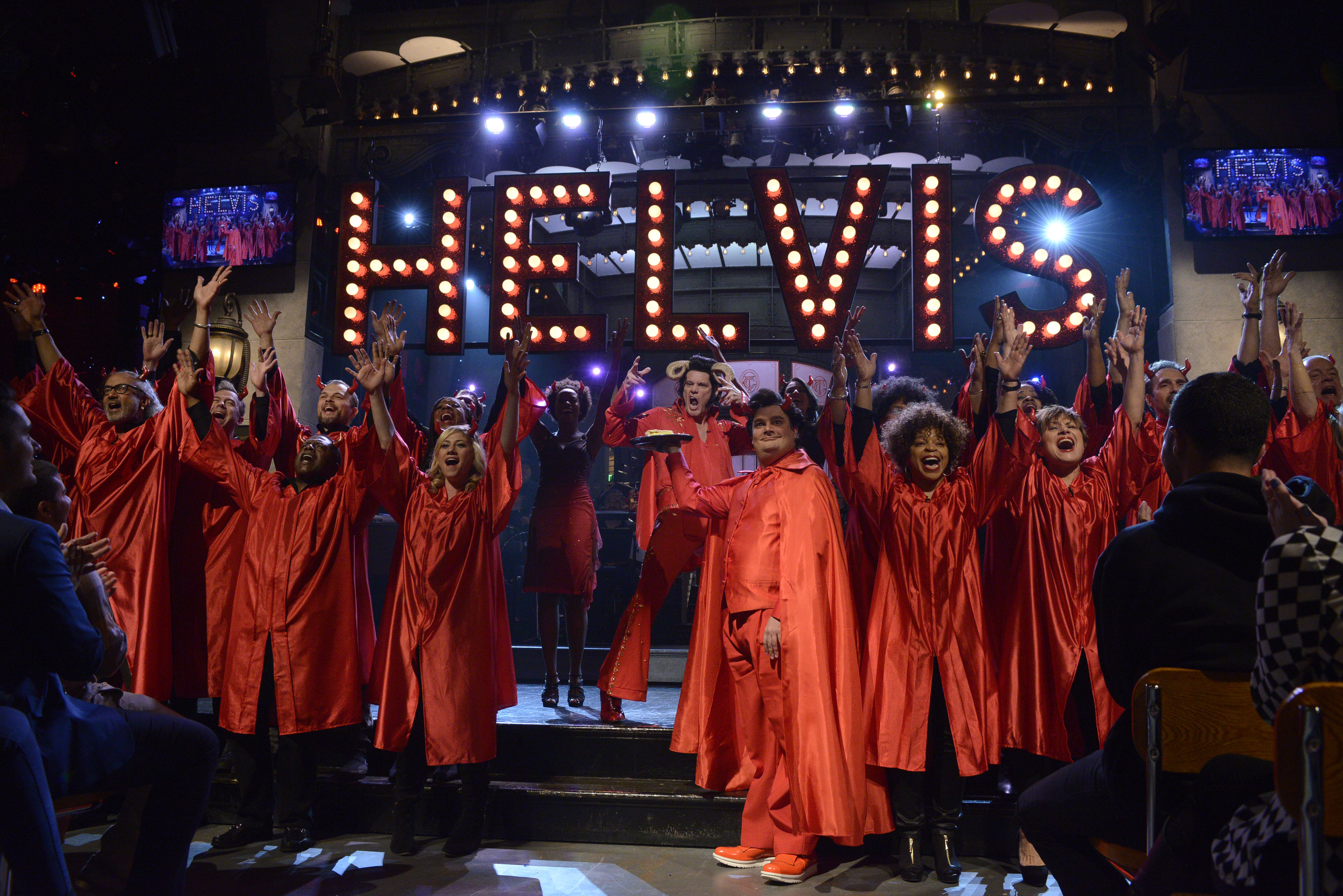 Saturday Night Live From the Set Jim Carrey and Iggy Azalea Photo