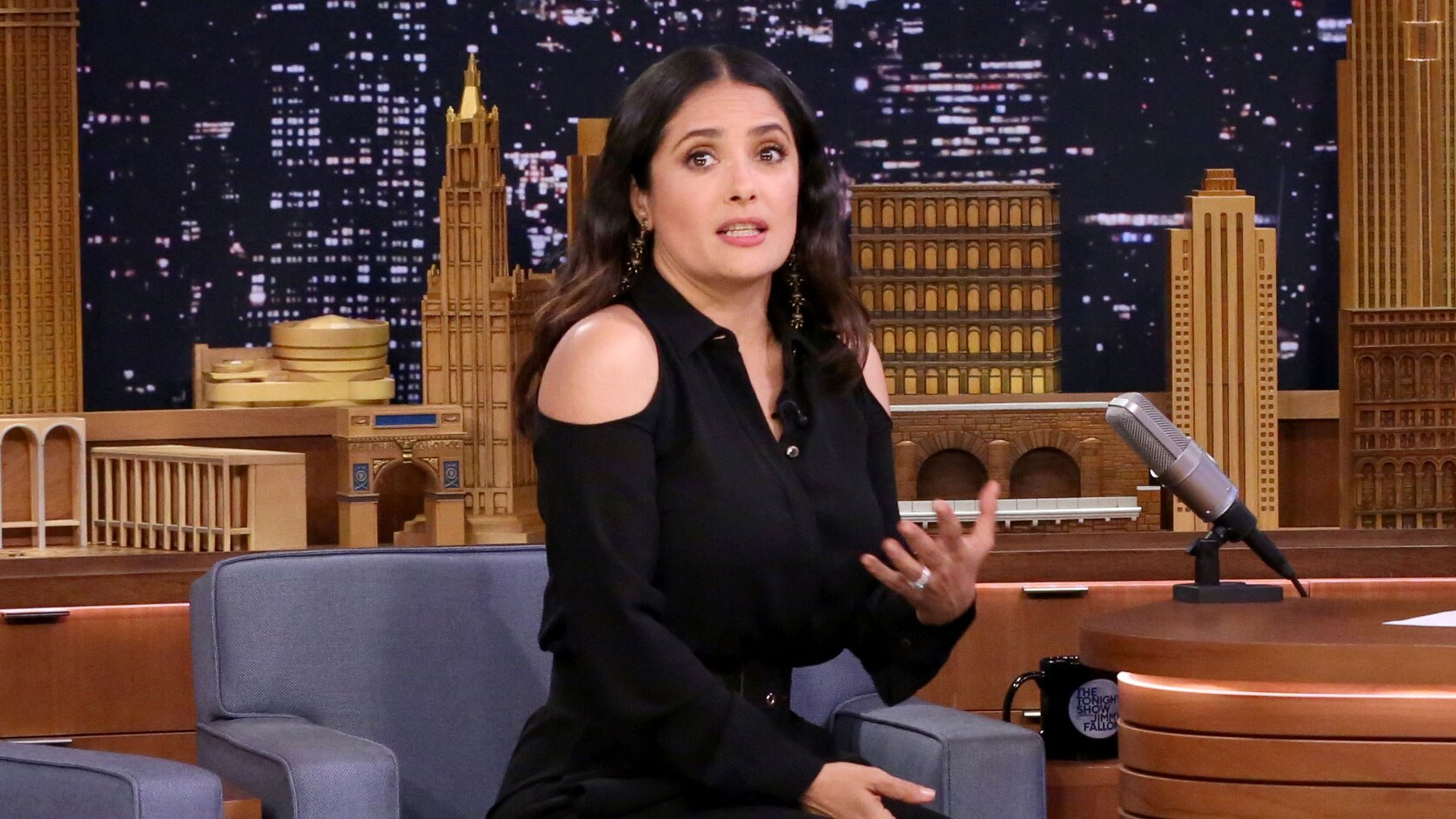 Watch The Tonight Show Starring Jimmy Fallon Clip: Salma Hayek Thought Her  Husband Was Having an Affair with an App - NBC.com
