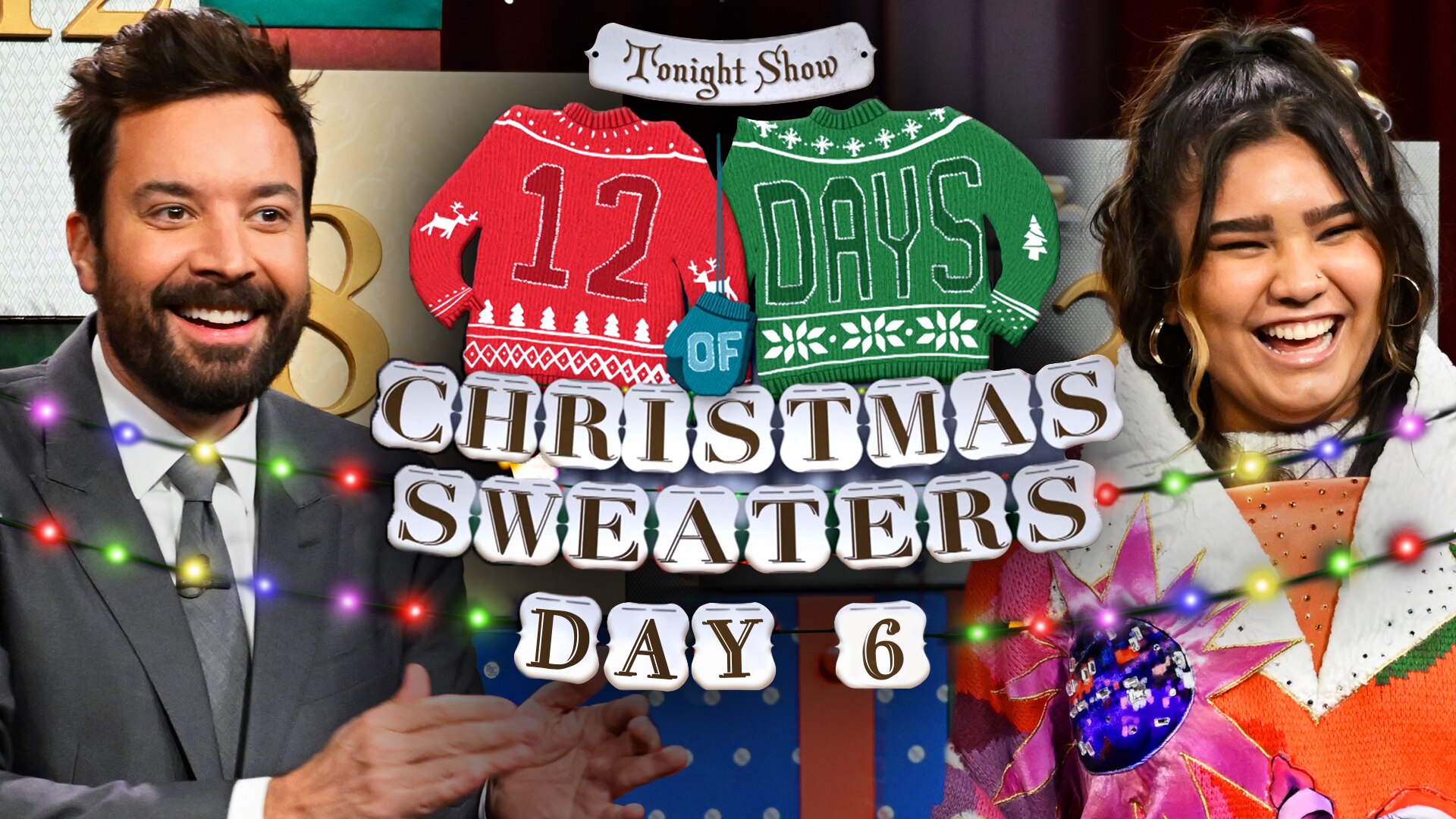 Jimmy fallon 12 deals days of christmas sweaters