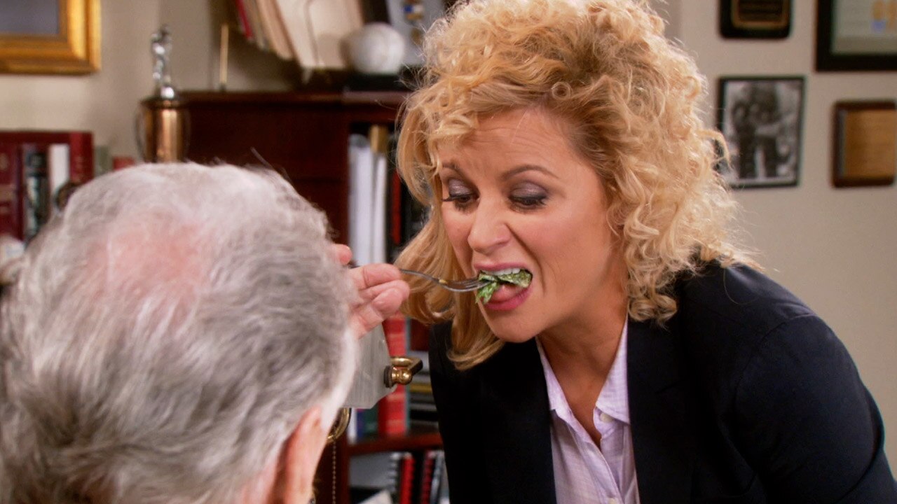 Watch Parks And Recreation Highlight Racist Salad