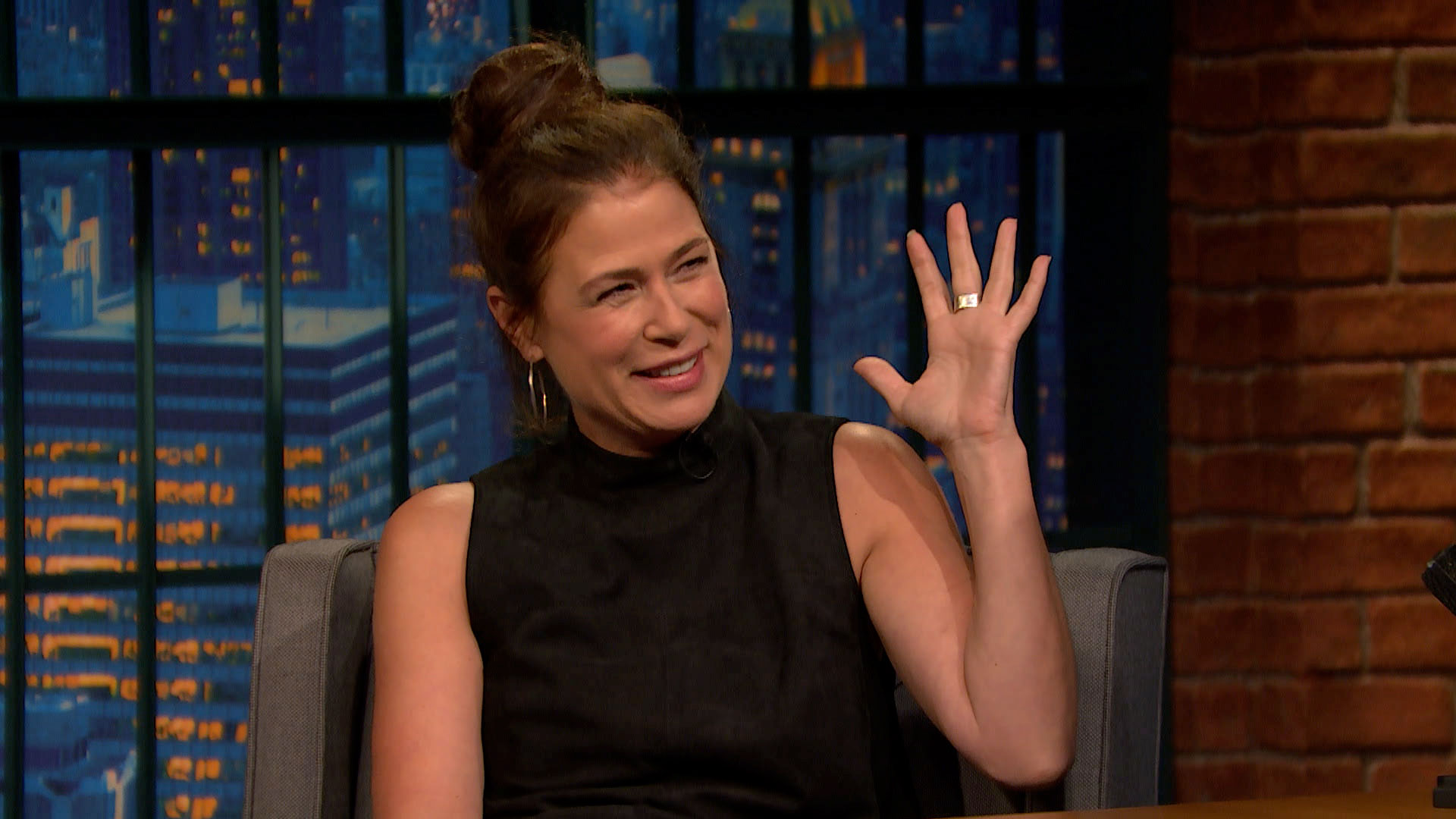 Watch Late Night with Seth Meyers Interview: Maura Tierney Discusses