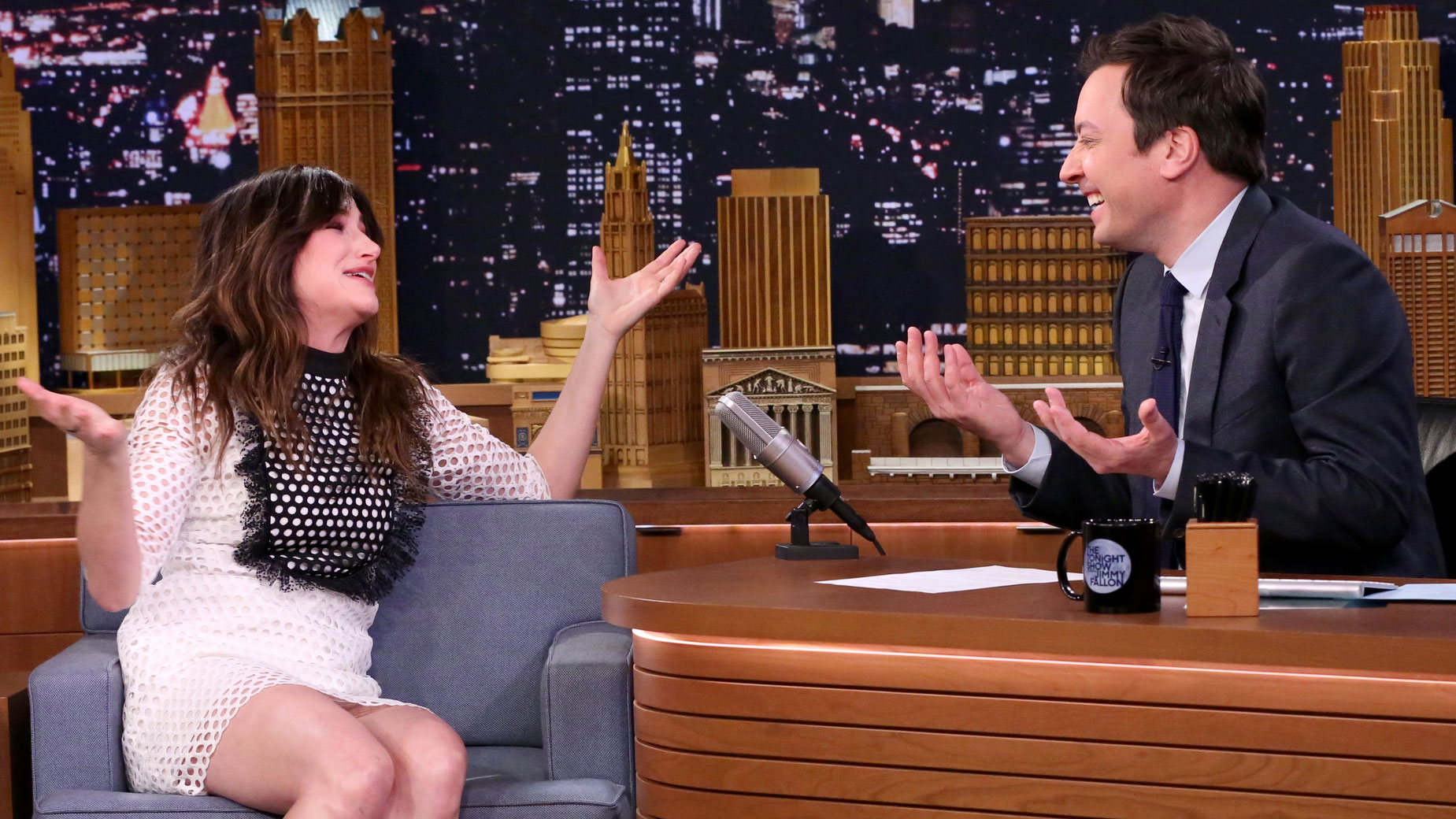 Kathryn Hahn and Jimmy Reminisce About Their Old NYC Neighborhood