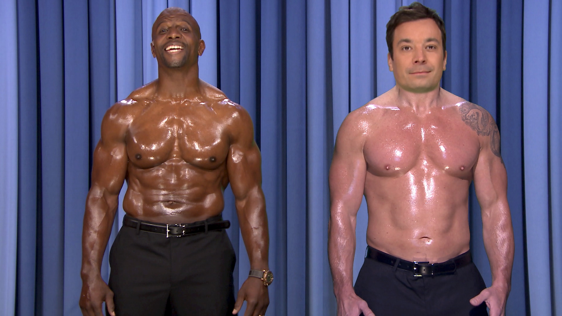 Watch The Tonight Show Starring Jimmy Fallon Highlight Nip Syncing With Terry Crews Nbc Com