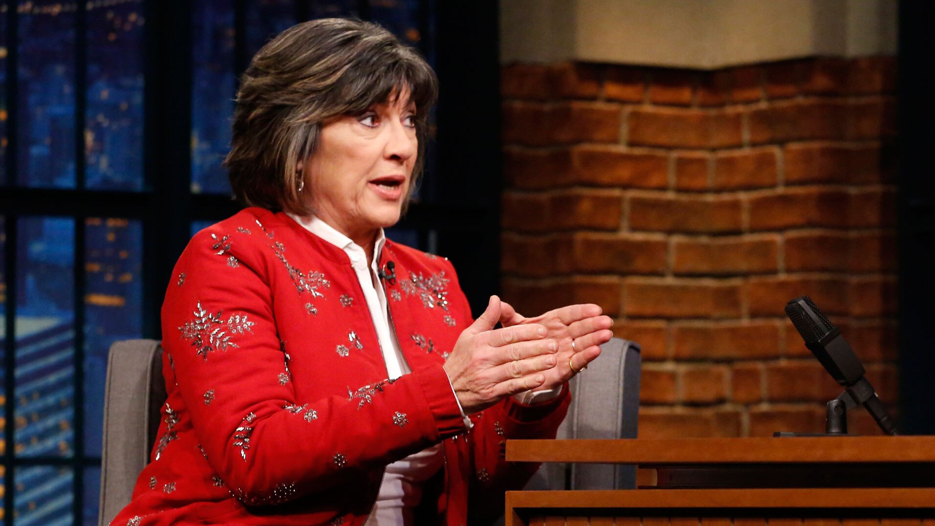 Watch Late Night With Seth Meyers Interview Christiane Amanpour Is Obsessed With Sex 3832