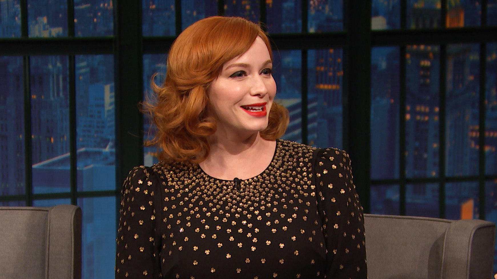 Watch Late Night with Seth Meyers Interview: Christina Hendricks' Mom ...