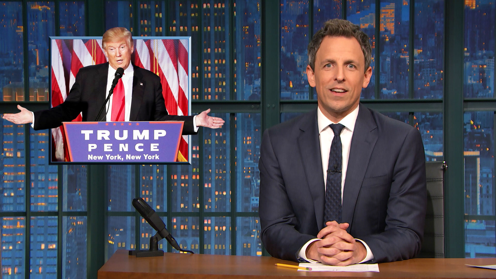 Watch Late Night With Seth Meyers Highlight: Donald Trump Wins The ...