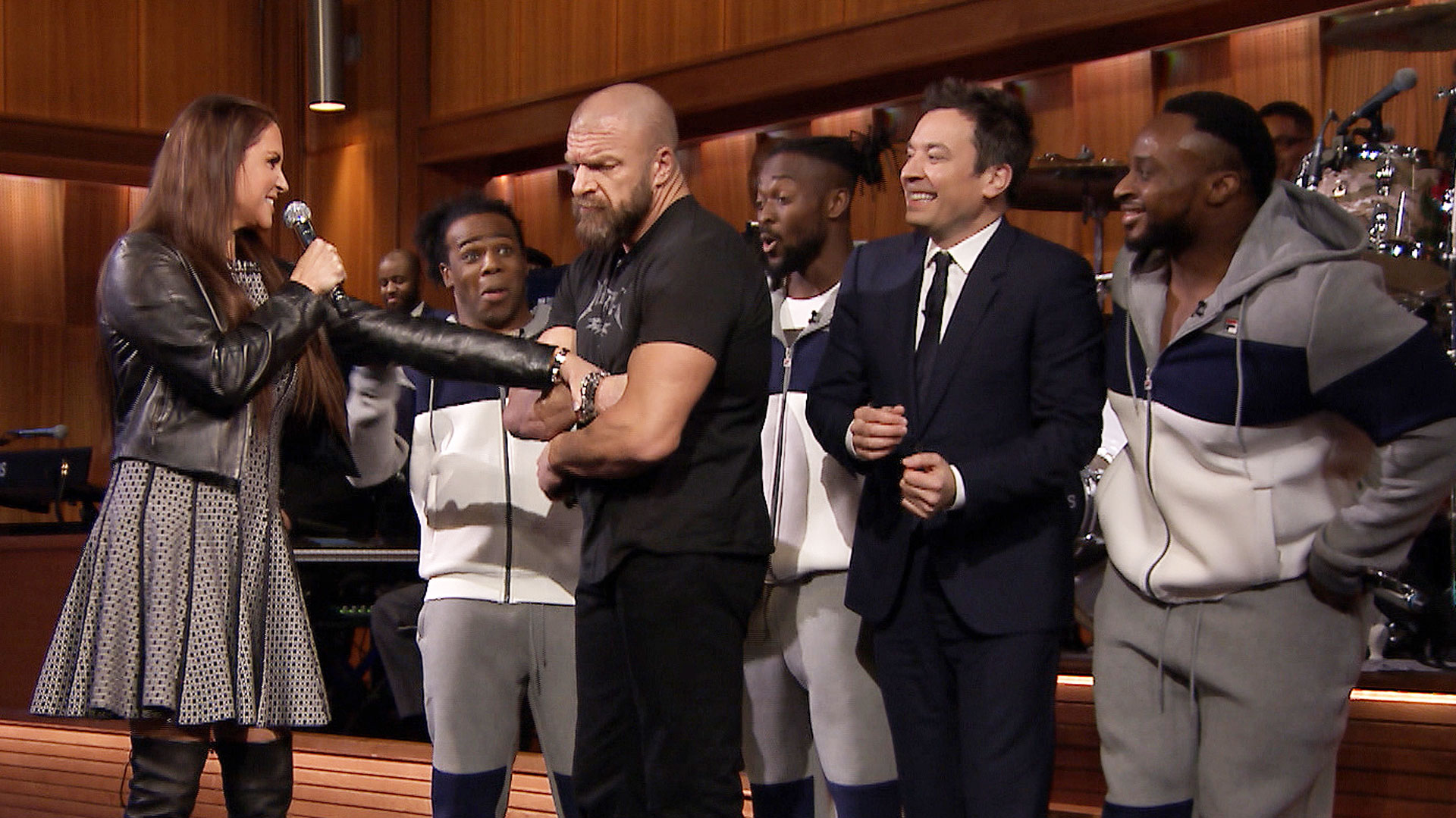 Watch The Tonight Show Starring Jimmy Fallon Highlight: Tag-Team Lip