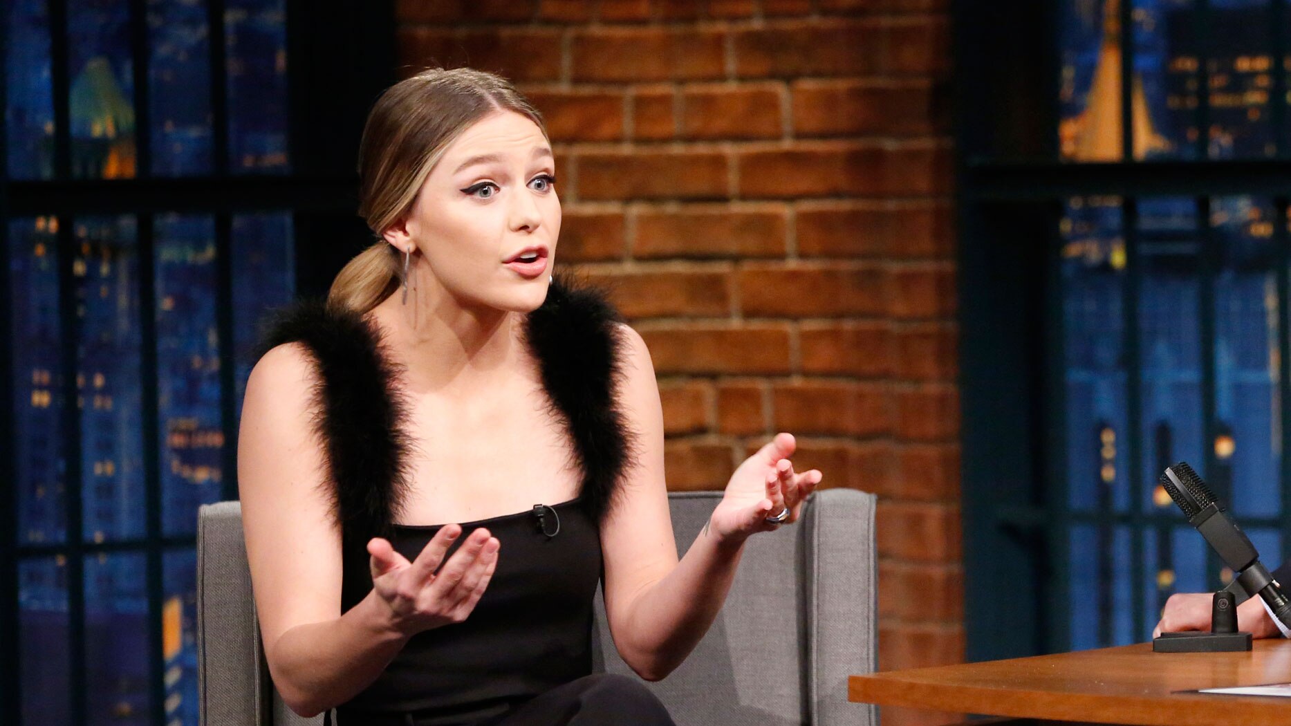 Watch Late Night With Seth Meyers Interview: Melissa Benoist Confirms ...