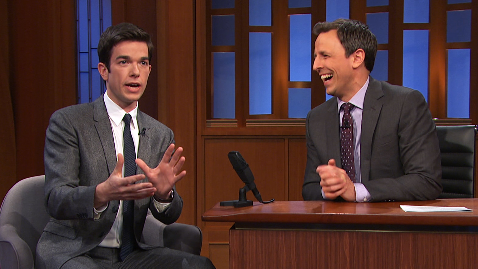 Watch Late Night With Seth Meyers Interview John Mulaney Interview Pt 2 