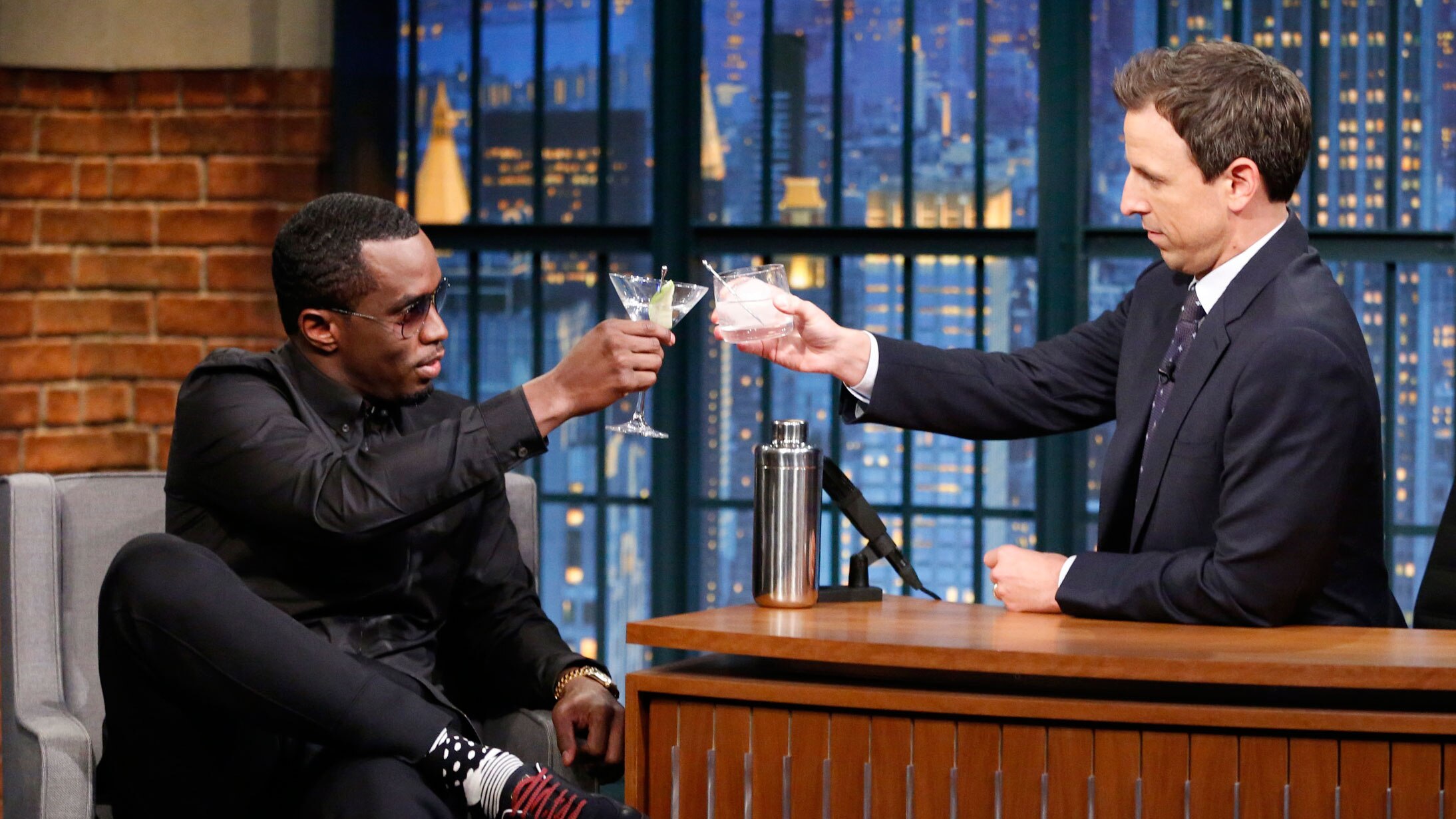 Watch Late Night with Seth Meyers Interview Sean Diddy Combs on His