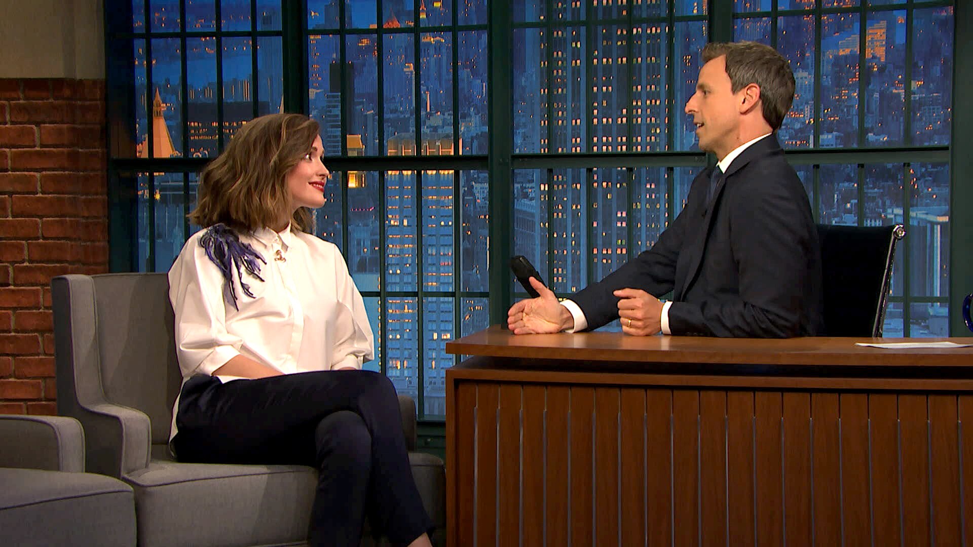 Watch Late Night With Seth Meyers Episode Rose Byrne Senator Bernie Sanders Brett Eldredge Nbc Com