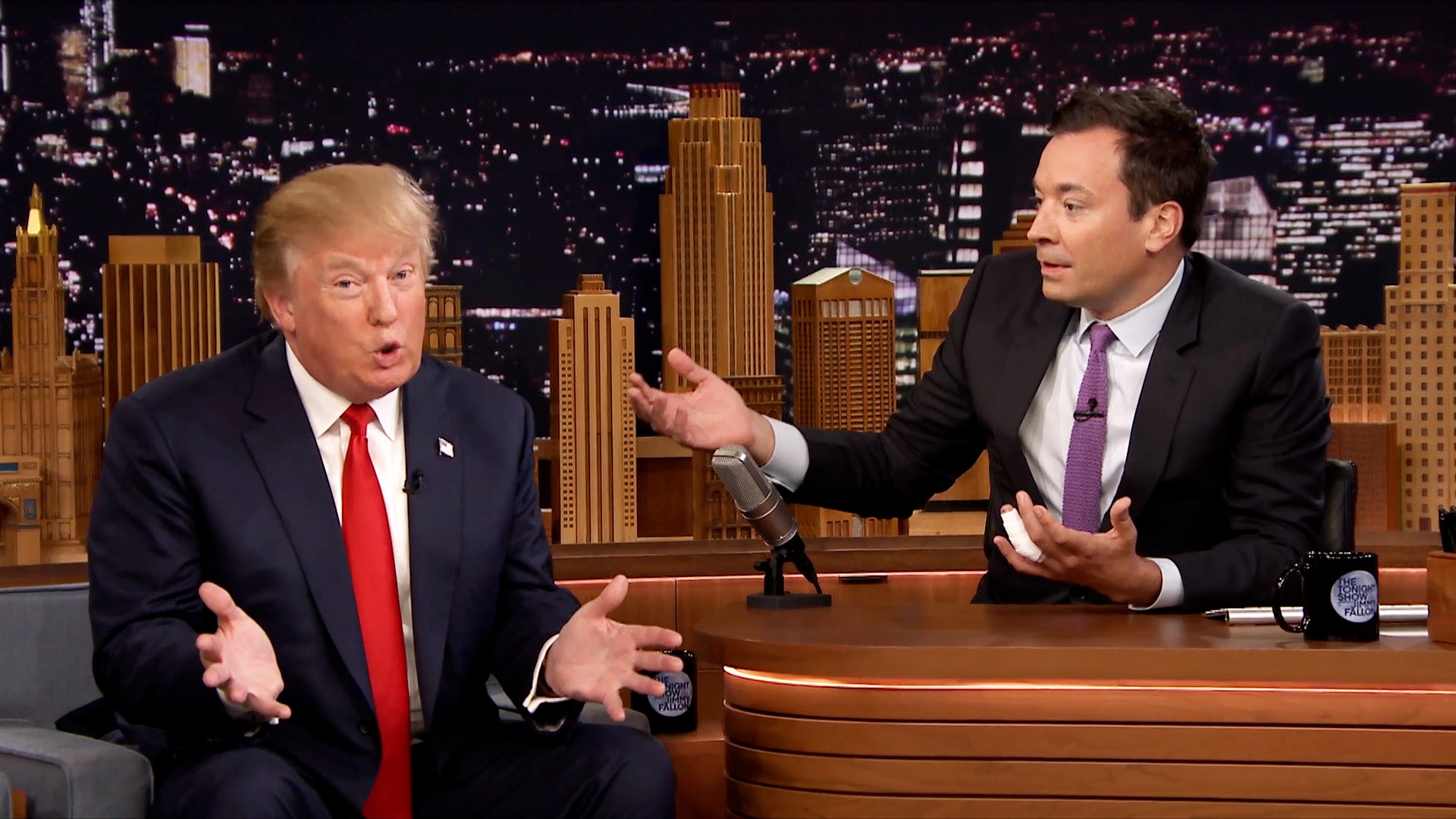 Watch The Tonight Show Starring Jimmy Fallon Interview Speed Interview With Donald Trump 