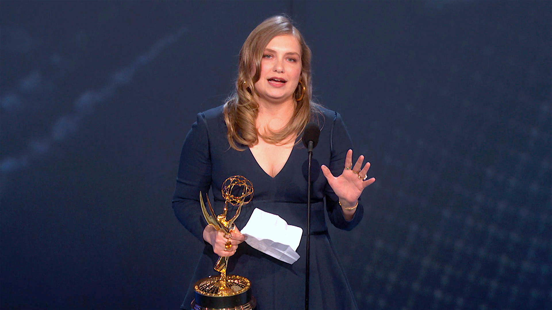 Watch Emmy Awards Highlight: Merritt Wever Wins Outstanding Supporting