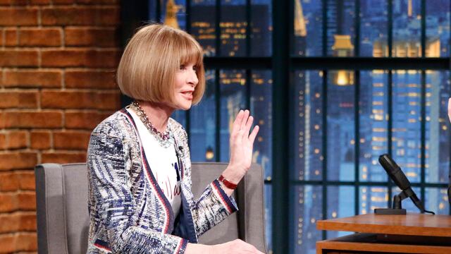 Watch Late Night with Seth Meyers Interview: Anna Wintour on The First