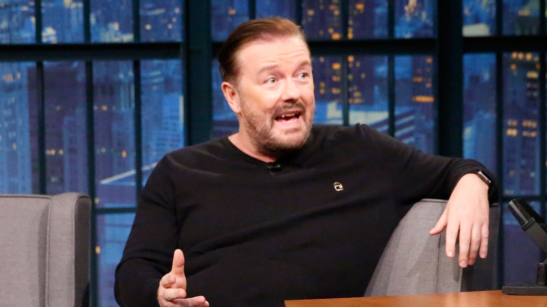 Watch Late Night with Seth Meyers Interview: Ricky Gervais on Why He