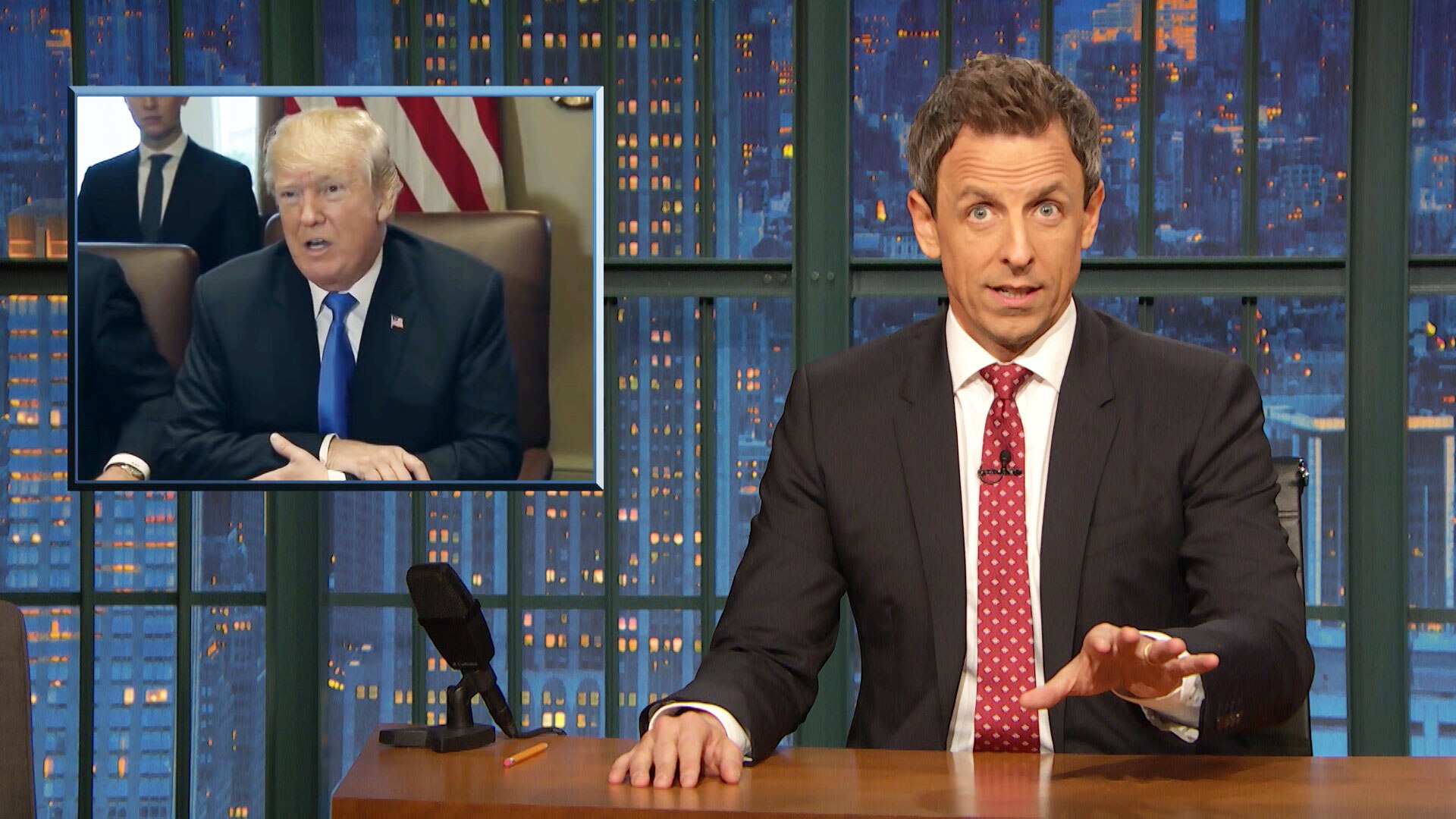 Watch Late Night With Seth Meyers Highlight Republicans Praise Trump Trump Claims He Repealed 