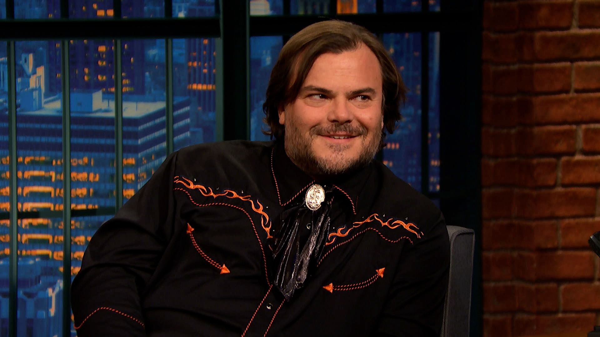 Watch Late Night with Seth Meyers Interview Jack Black and James