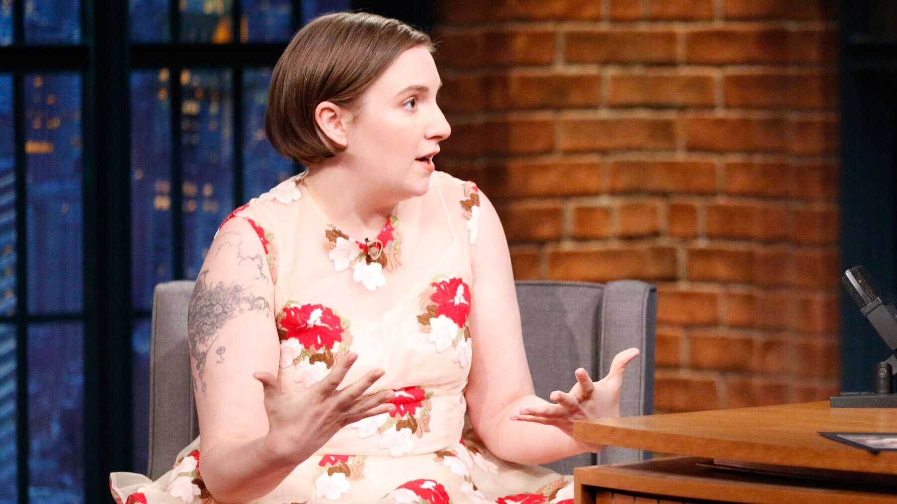 Watch Late Night with Seth Meyers Interview: Lena Dunham Went “Basic ...