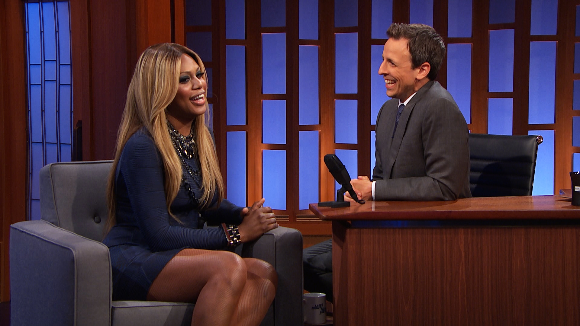 Watch Late Night With Seth Meyers Interview Laverne Cox Interview Pt 2 3999