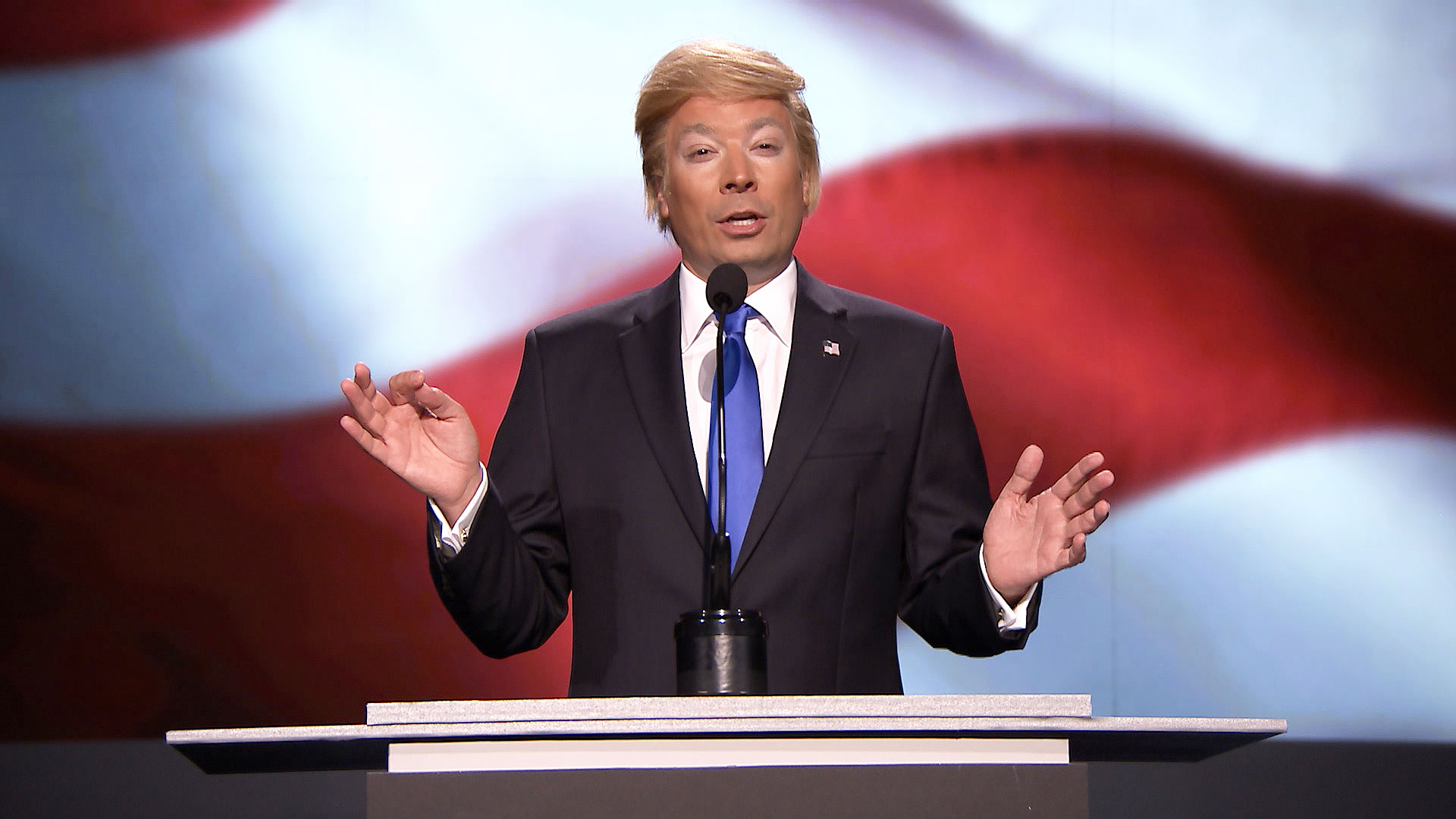 Watch The Tonight Show Starring Jimmy Fallon Highlight Donald Trumps Surprise Rnc Speech 