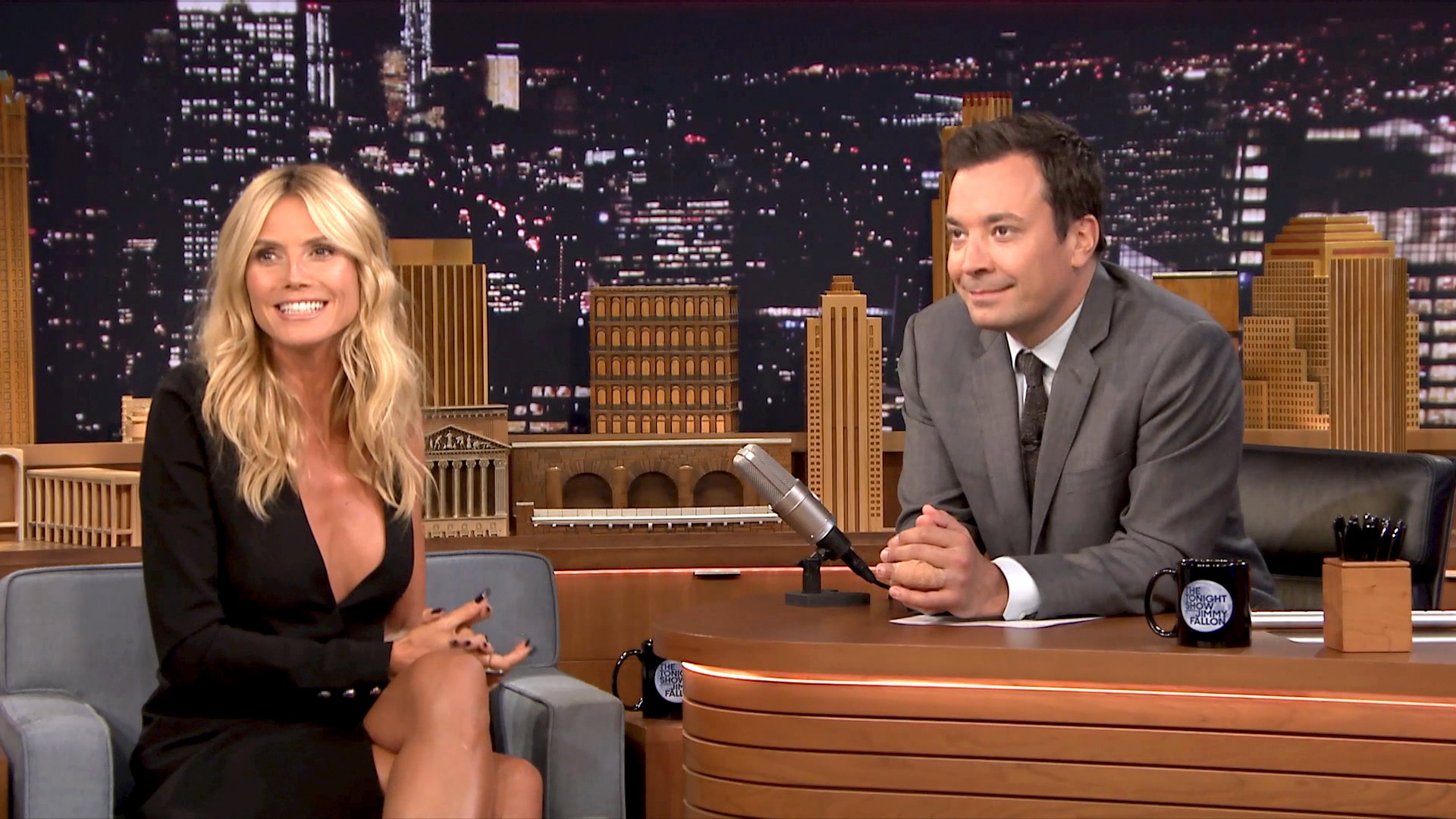 Watch The Tonight Show Starring Jimmy Fallon Episode: Heidi Klum, David