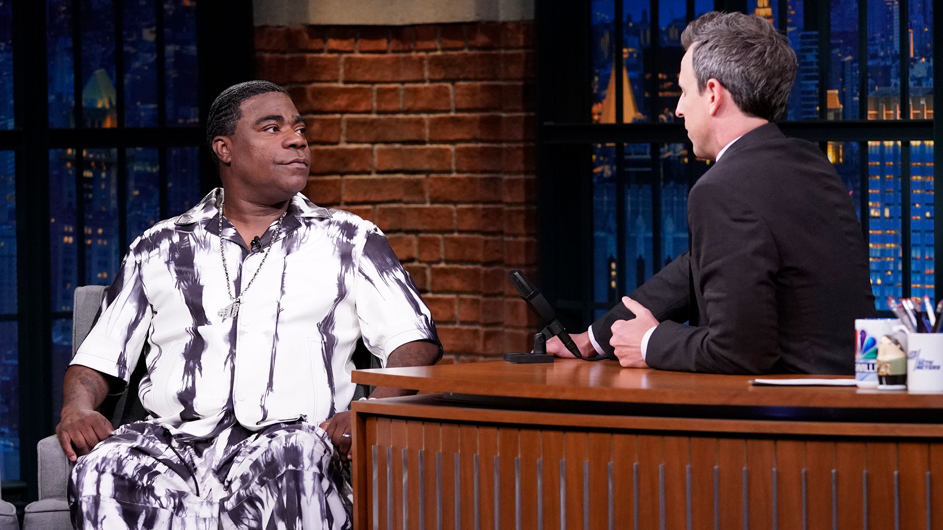 Watch Late Night with Seth Meyers Episode: Tracy Morgan, Willie Geist, Ingrid Andress ...1920 x 1080