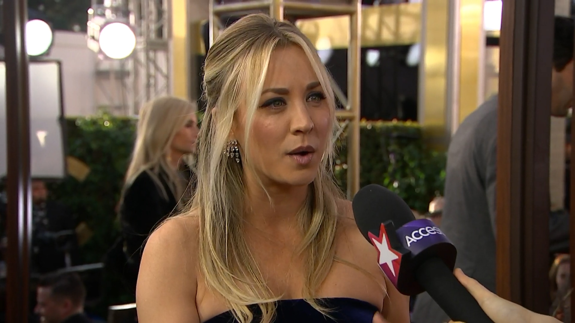 Watch Access Hollywood Interview Kaley Cuoco & New Husband Karl Cook
