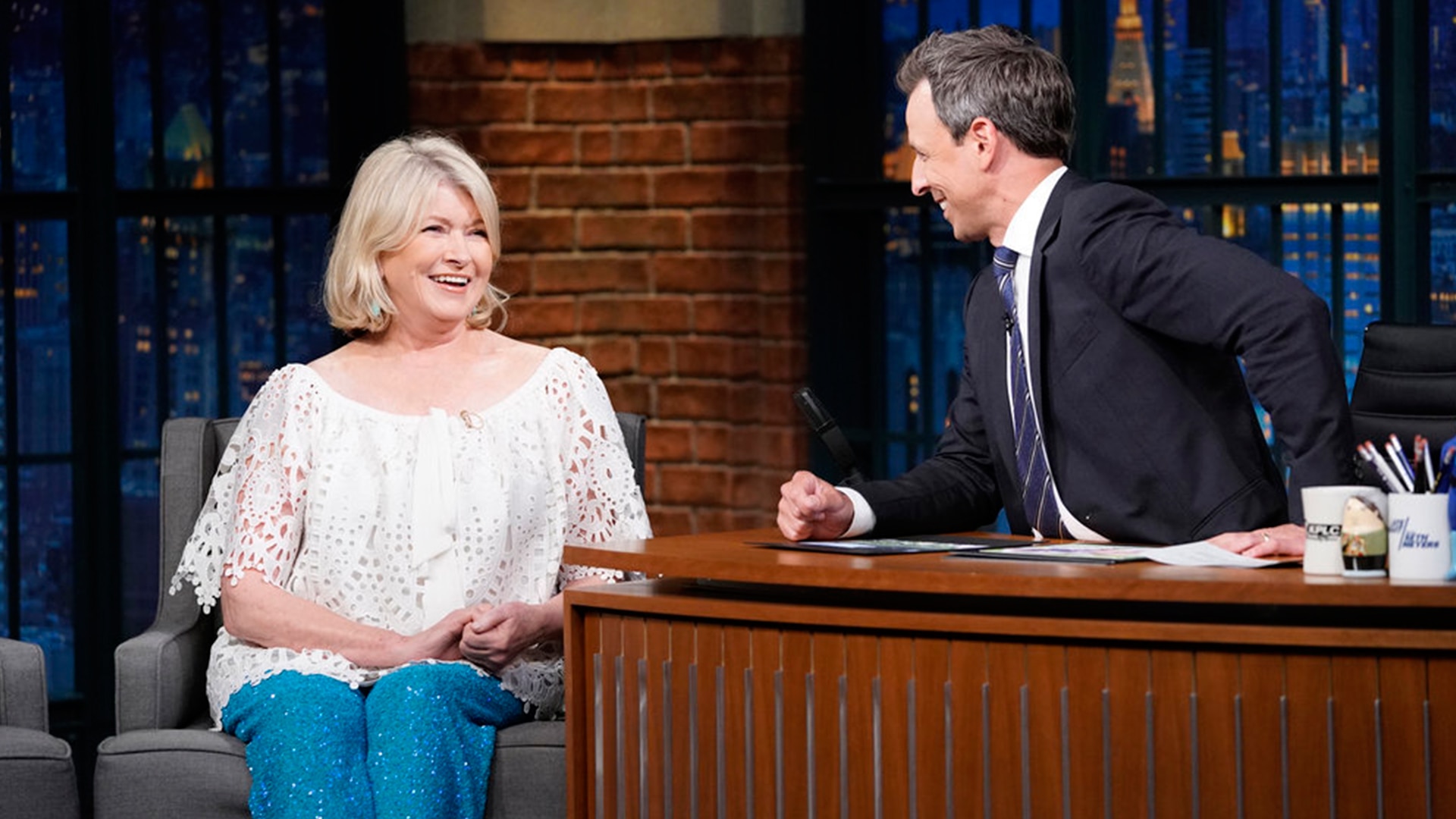 Watch Late Night With Seth Meyers Episode Martha Stewart Jonathan