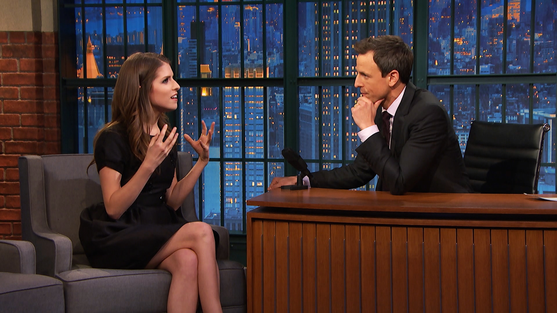 Watch Late Night With Seth Meyers Interview Anna Kendrick Loves Red Pandas Nbc Com