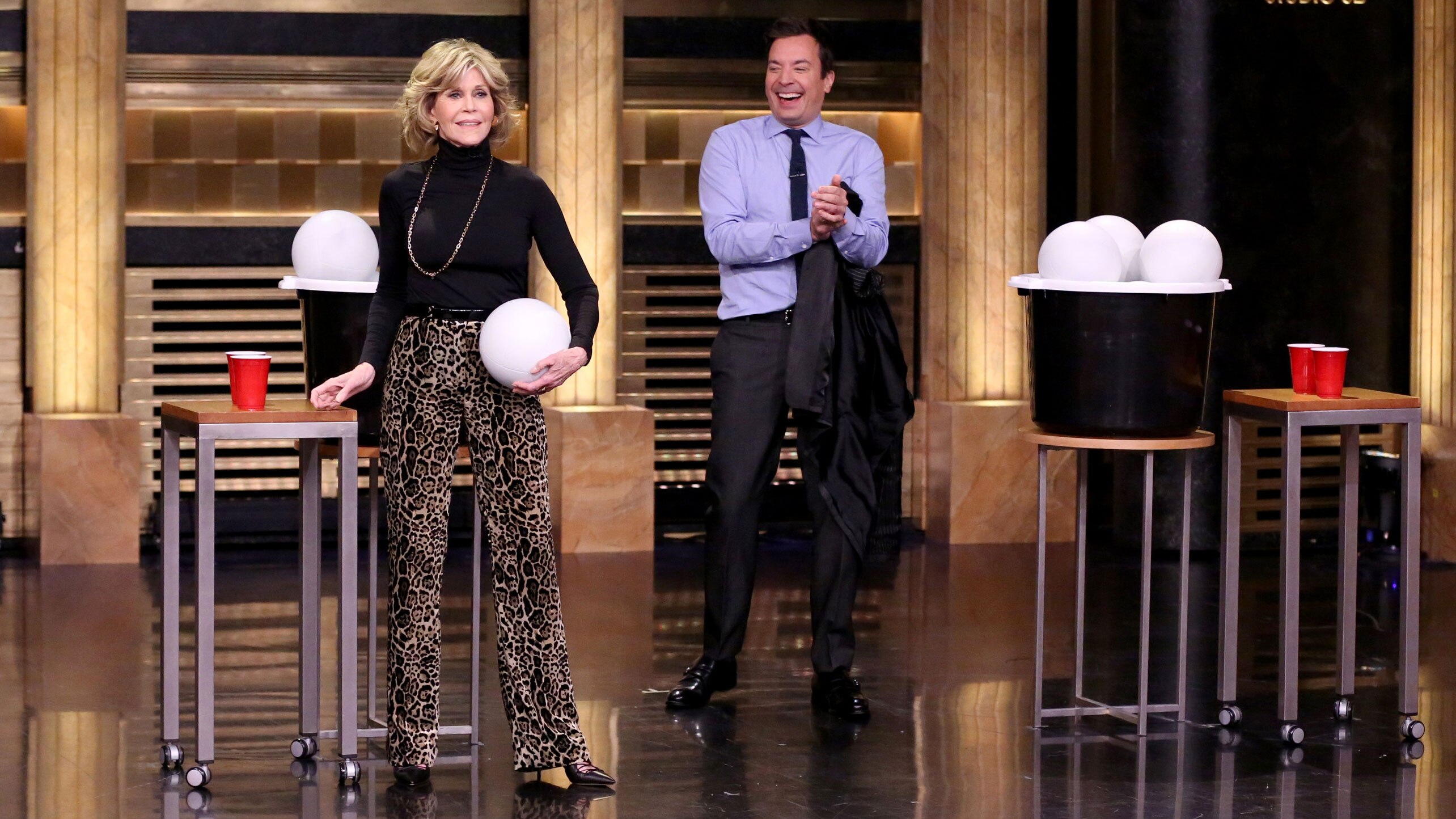 Watch The Tonight Show Starring Jimmy Fallon Highlight Giant Beer Pong