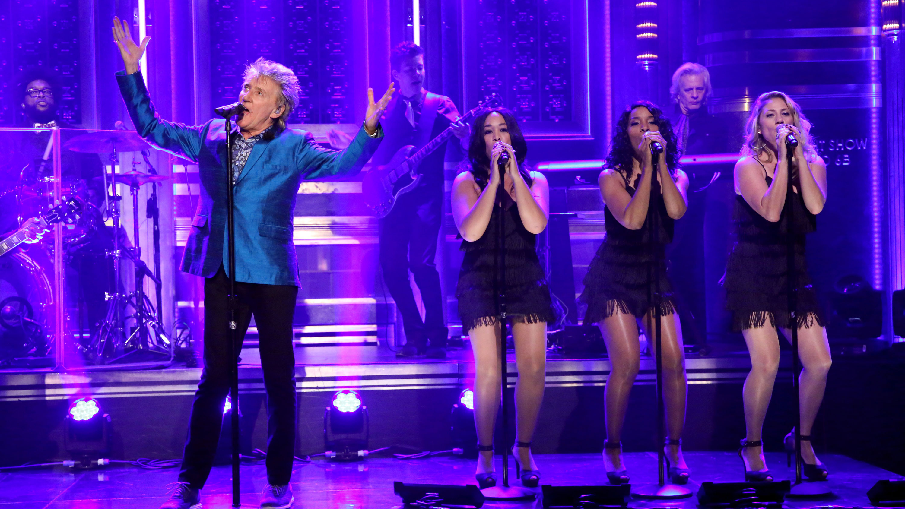 Watch The Tonight Show Starring Jimmy Fallon Highlight: Rod Stewart ...