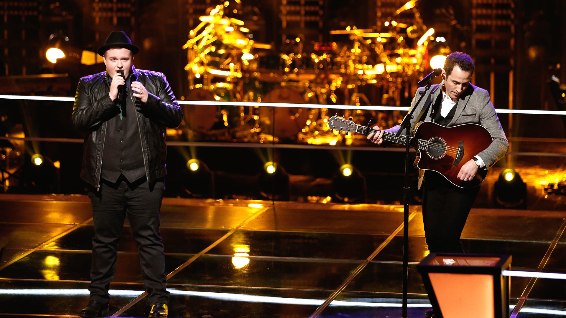 Watch The Voice Highlight: Brian Johnson Vs. Joshua Davis Battle 