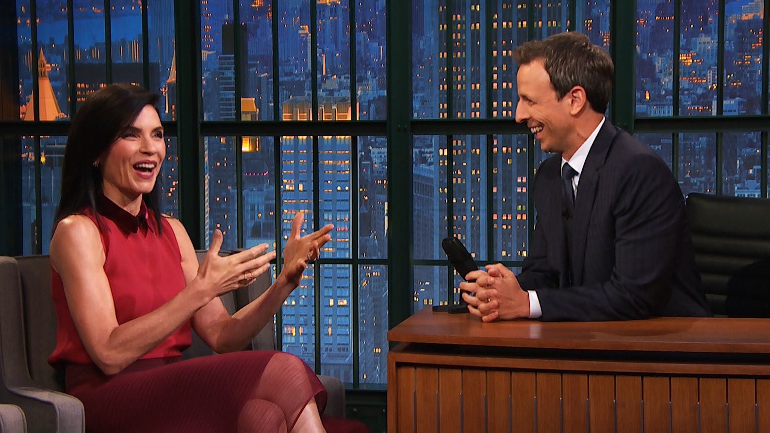 Watch Late Night with Seth Meyers Interview: Julianna Margulies Tried to Gu...
