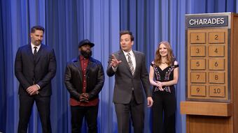 Charades with Jessica Chastain and Joe Manganiello