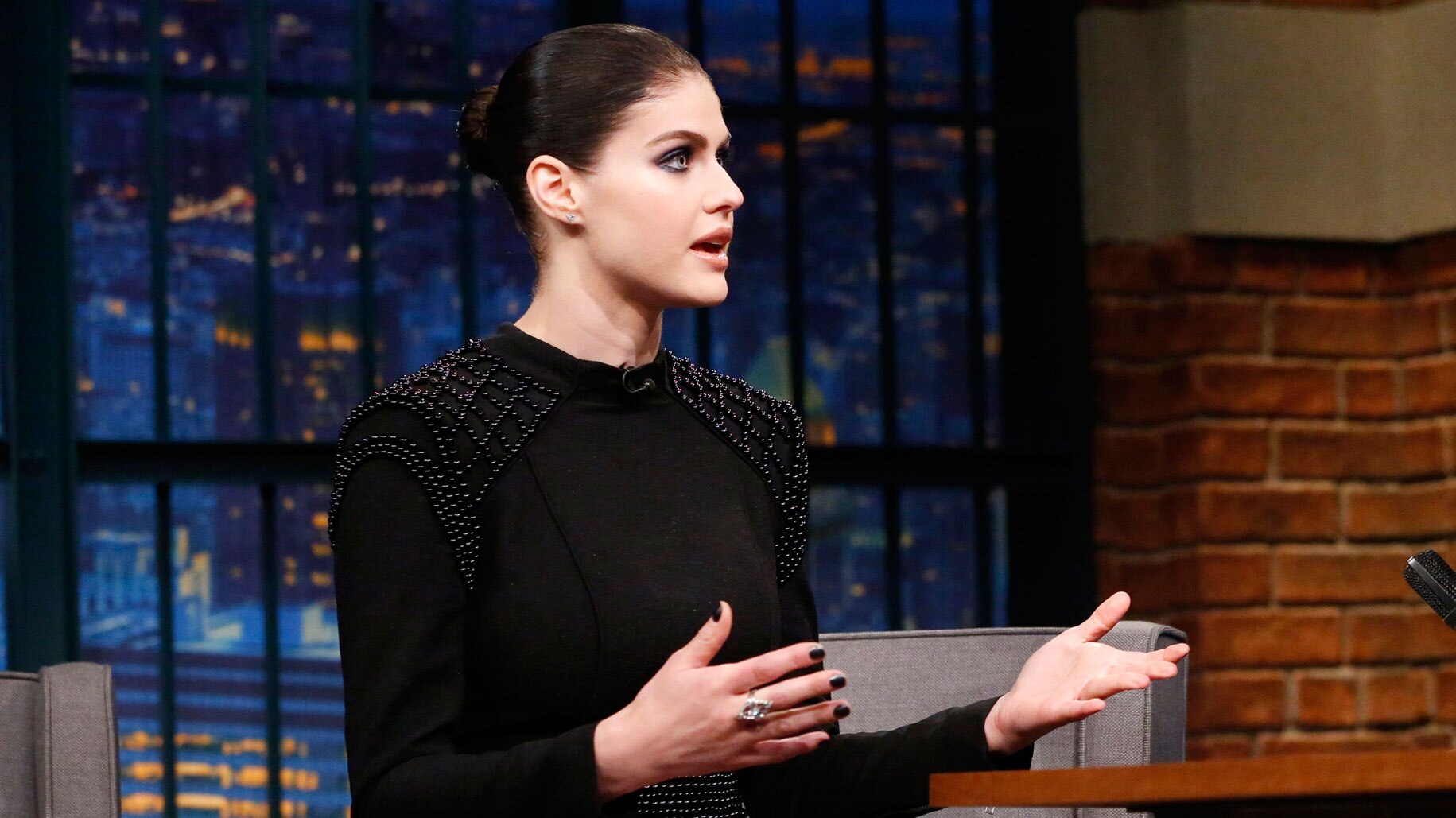 Alexandra Daddario Lesbian Porn - Watch Late Night with Seth Meyers Interview: Alexandra Daddario Auditioned  for Baywatch with Zac Efron in a Swimsuit - NBC.com