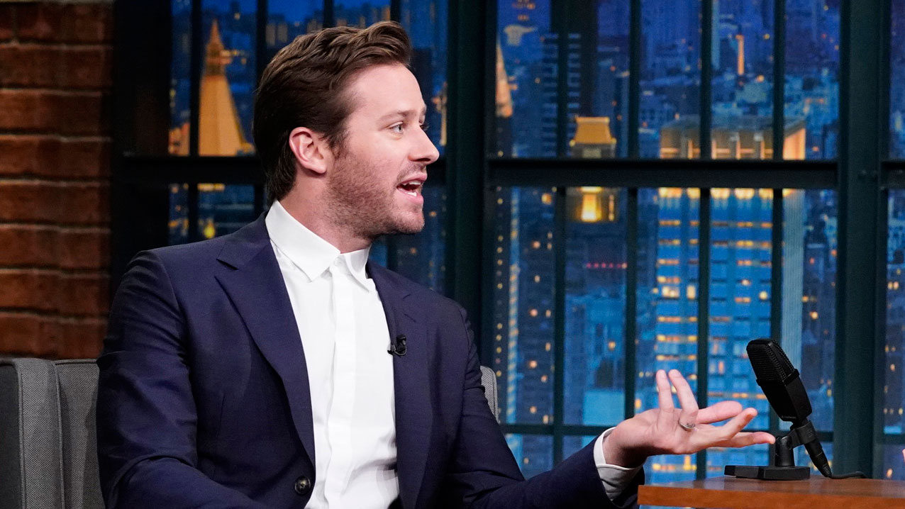 Watch Late Night with Seth Meyers Interview Armie Hammer Talks About