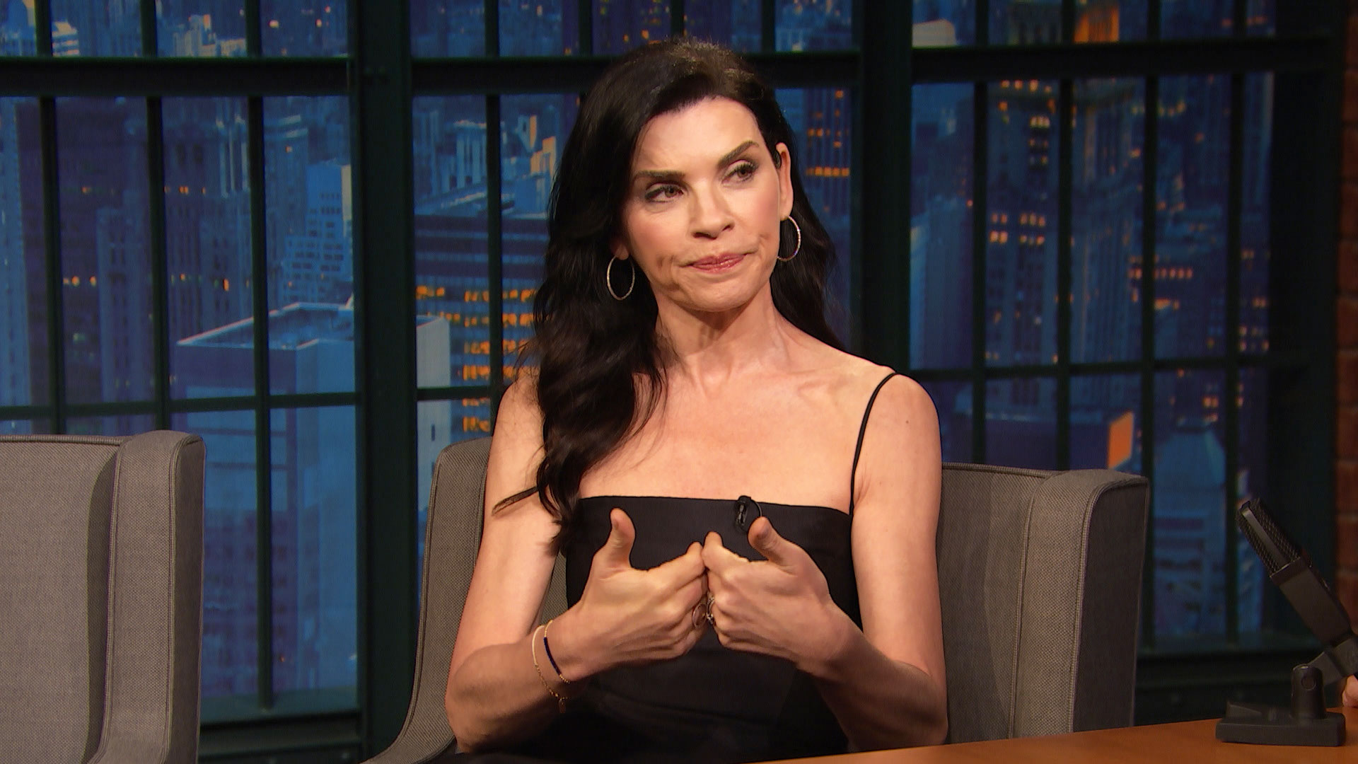 Watch Late Night With Seth Meyers Interview Julianna Margulies Talks Dietland