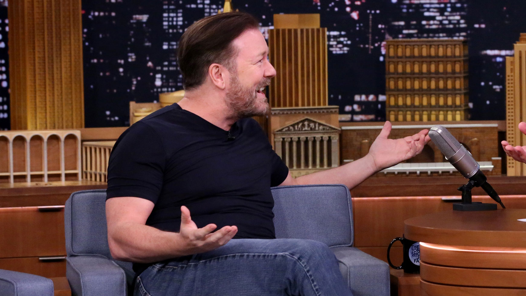 Watch The Tonight Show Starring Jimmy Fallon Interview: Ricky Gervais