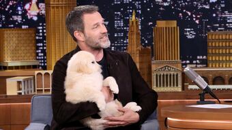 Stephen Moyer Invites Puppies to His Interview
