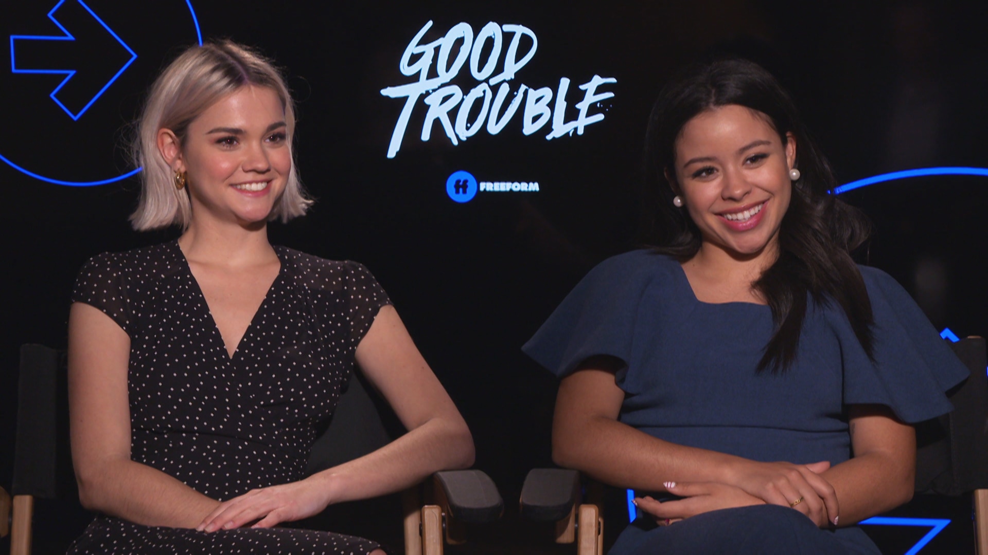 Watch Access Hollywood Interview Good Trouble Maia Mitchell