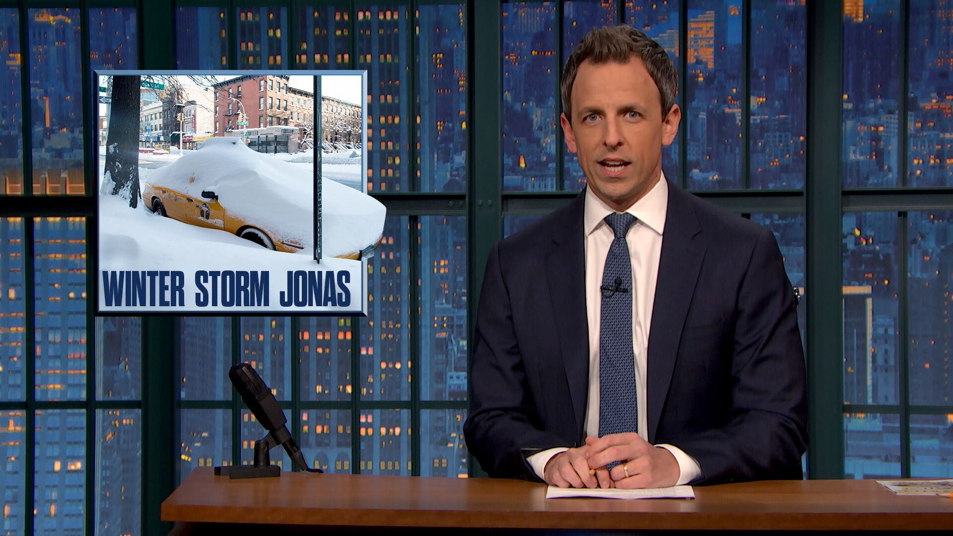 Watch Late Night with Seth Meyers Highlight: Winter Storm Jonas Trump