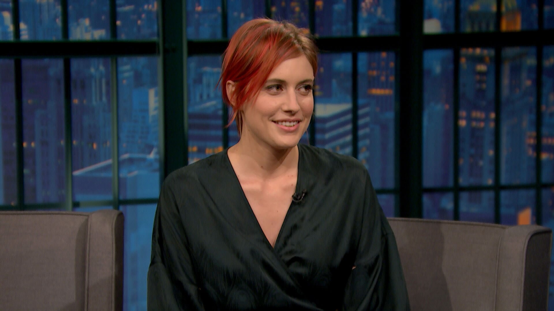 Watch Late Night with Seth Meyers Interview: Greta Gerwig Was in Awe of