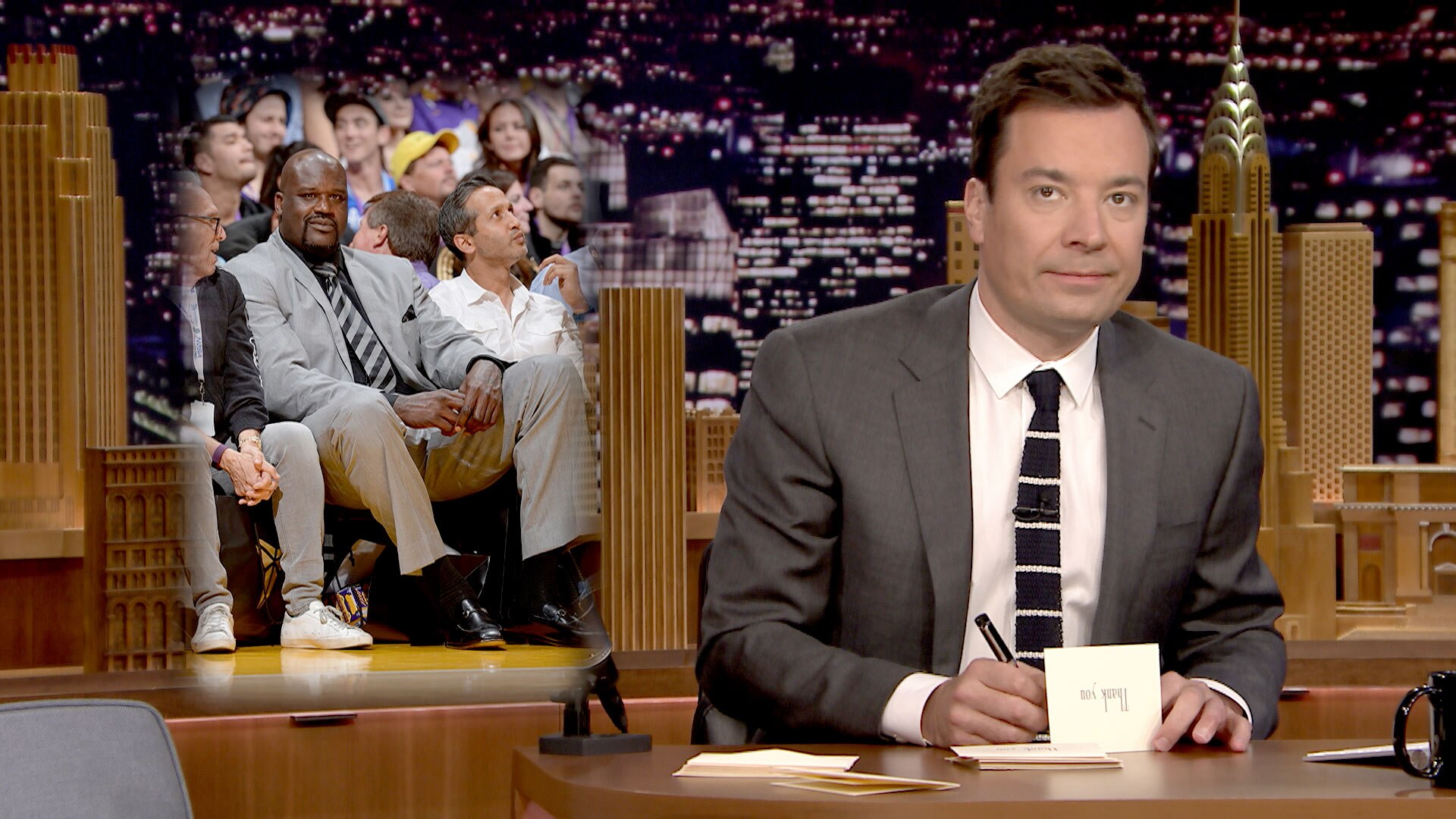 Watch The Tonight Show Starring Jimmy Fallon Highlight Thank You Notes Shaquille O Neal