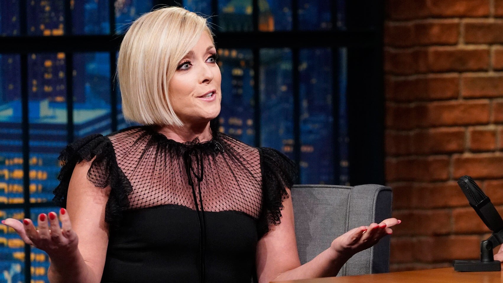 Watch Late Night With Seth Meyers Interview Jane Krakowskis 7 Year