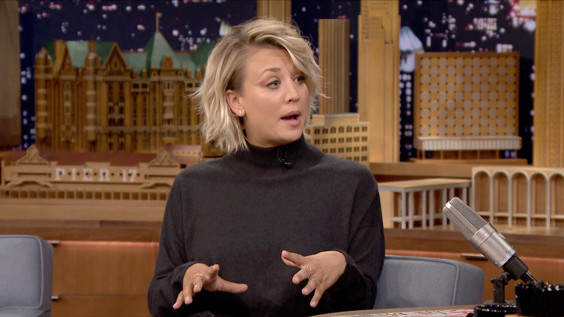 Watch The Tonight Show Starring Jimmy Fallon Interview Kaley Cuoco 