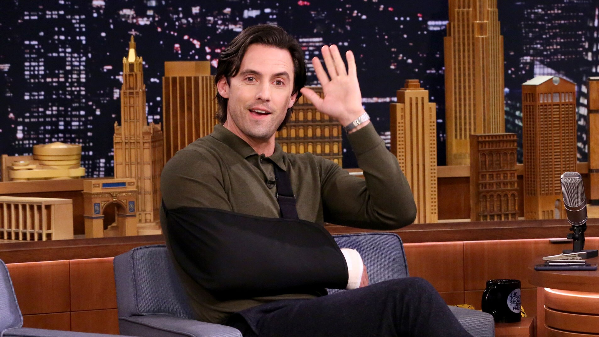 Milo Ventimiglia Surprises a Fan Watching This Is Us During Filming